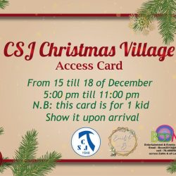 CSJ Christmas Village - Access Card